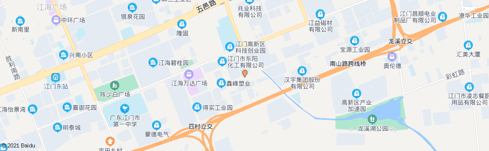 江门高新区门诊部_公交站地图_江门公交_妙搜公交查询2024