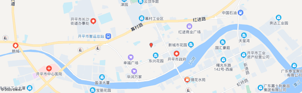 江门购物街北站_公交站地图_江门公交_妙搜公交查询2024