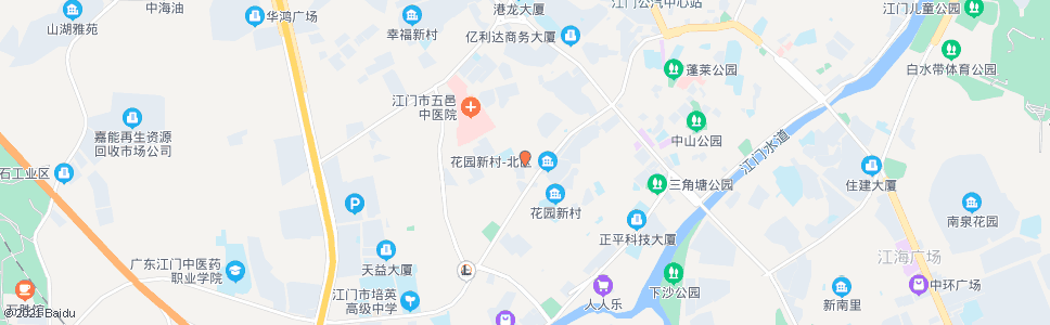 江门华园东路_公交站地图_江门公交_妙搜公交查询2025