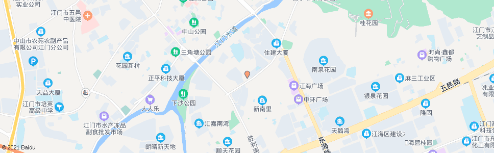 江门中沙路口_公交站地图_江门公交_妙搜公交查询2025