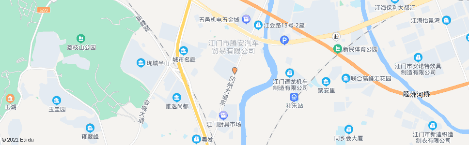 江门水果市场_公交站地图_江门公交_妙搜公交查询2024
