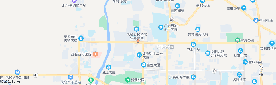 茂名官渡市场西_公交站地图_茂名公交_妙搜公交查询2024