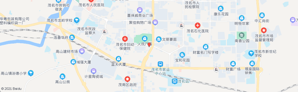 茂名新福一路(东)_公交站地图_茂名公交_妙搜公交查询2024