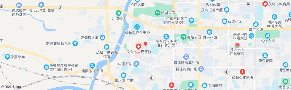 茂名健康中路(北)_公交站地图_茂名公交_妙搜公交查询2024