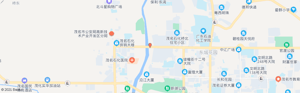 茂名官渡桥(西)_公交站地图_茂名公交_妙搜公交查询2024