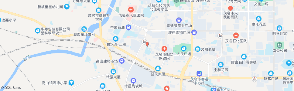 茂名朝阳加油站_公交站地图_茂名公交_妙搜公交查询2024