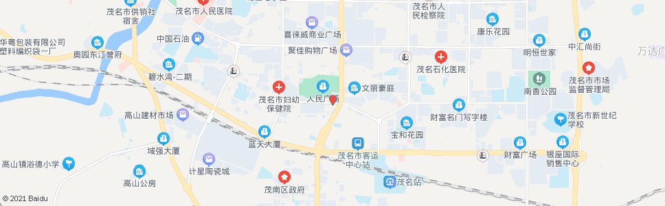 茂名新福一路(西)_公交站地图_茂名公交_妙搜公交查询2024