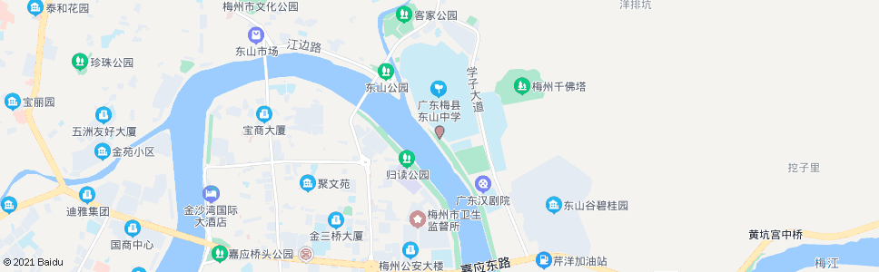 梅州亲水公园_公交站地图_梅州公交_妙搜公交查询2024