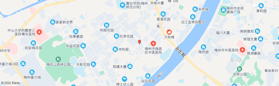 梅州大新城_公交站地图_梅州公交_妙搜公交查询2024