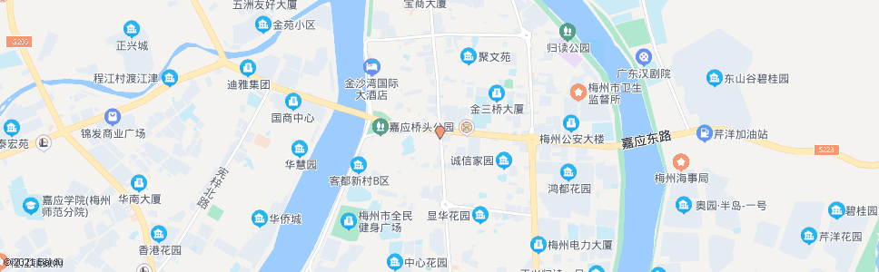 梅州梅江三路_公交站地图_梅州公交_妙搜公交查询2024