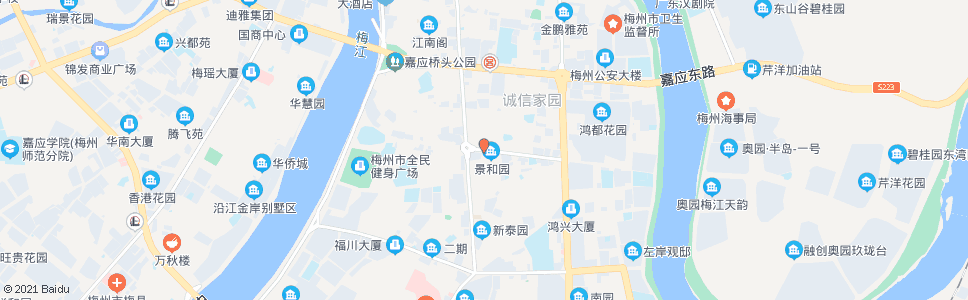梅州新苑路口_公交站地图_梅州公交_妙搜公交查询2024