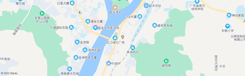 韶关四通市场_公交站地图_韶关公交_妙搜公交查询2024