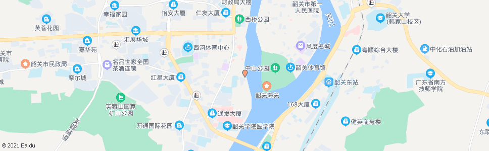 韶关光明市场_公交站地图_韶关公交_妙搜公交查询2024