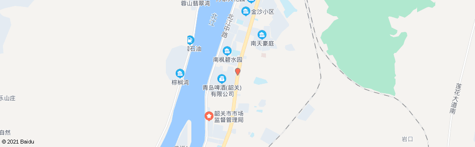 韶关啤酒厂_公交站地图_韶关公交_妙搜公交查询2024