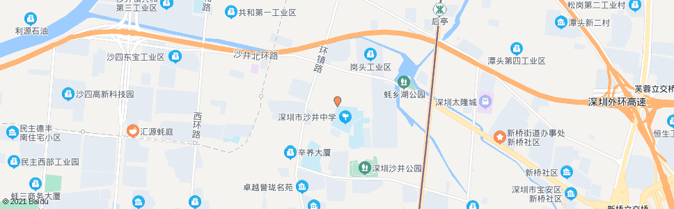 深圳沙井中学_公交站地图_深圳公交_妙搜公交查询2024