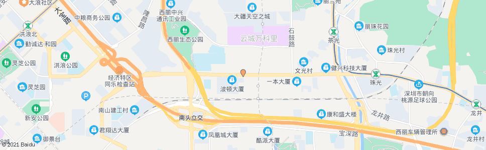 深圳茶光路中_公交站地图_深圳公交_妙搜公交查询2024