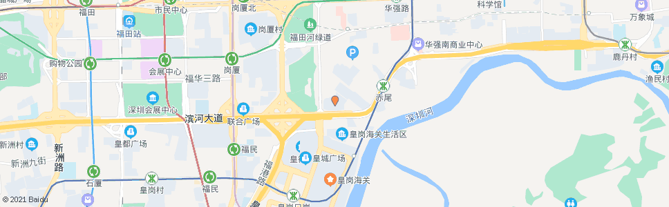 深圳福滨新村_公交站地图_深圳公交_妙搜公交查询2024