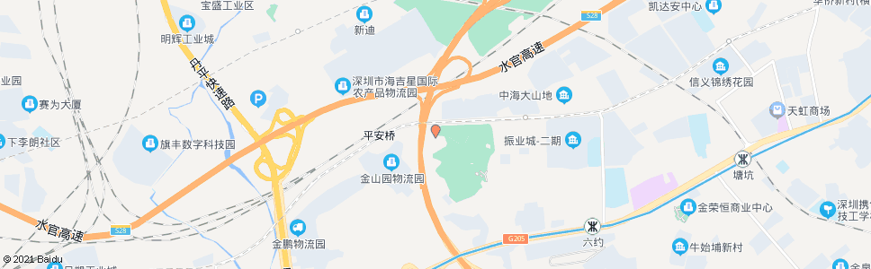 深圳六约新村_公交站地图_深圳公交_妙搜公交查询2024