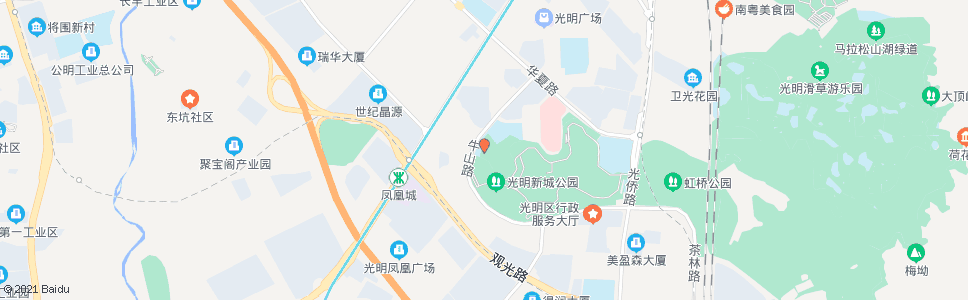 深圳光明实验学校_公交站地图_深圳公交_妙搜公交查询2024