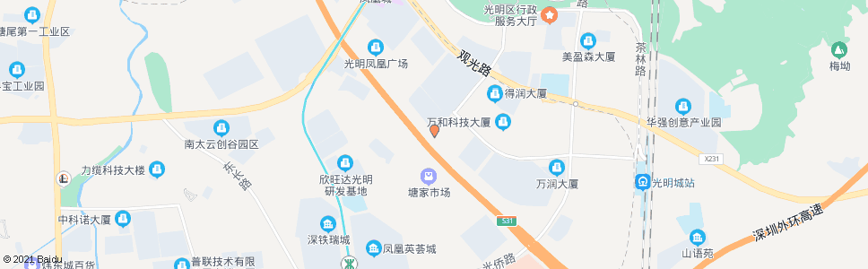 深圳邦凯二路口_公交站地图_深圳公交_妙搜公交查询2024