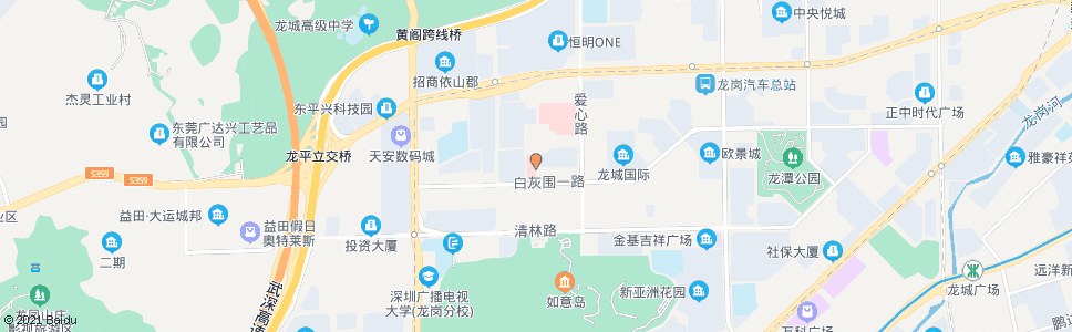 深圳龙岗区防疫站_公交站地图_深圳公交_妙搜公交查询2024