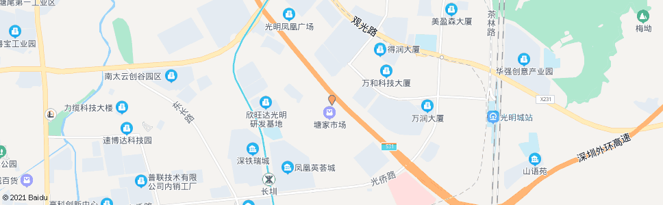 深圳塘家市场_公交站地图_深圳公交_妙搜公交查询2024