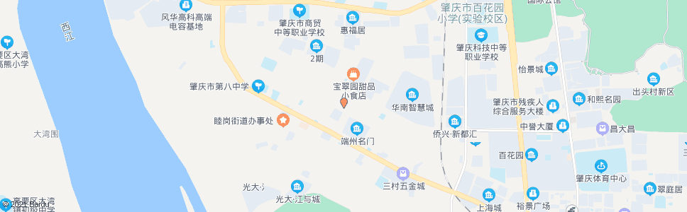 肇庆睦岗市场_公交站地图_肇庆公交_妙搜公交查询2024