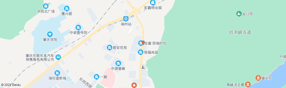 肇庆马头岗_公交站地图_肇庆公交_妙搜公交查询2024