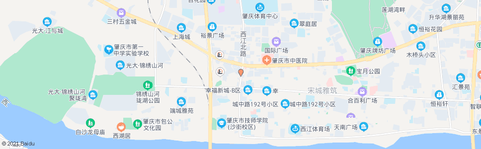 肇庆西江南路_公交站地图_肇庆公交_妙搜公交查询2024