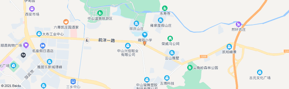 中山雍陌小学路口_公交站地图_中山公交_妙搜公交查询2025