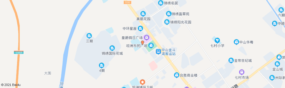 中山坦洲实验中学_公交站地图_中山公交_妙搜公交查询2024