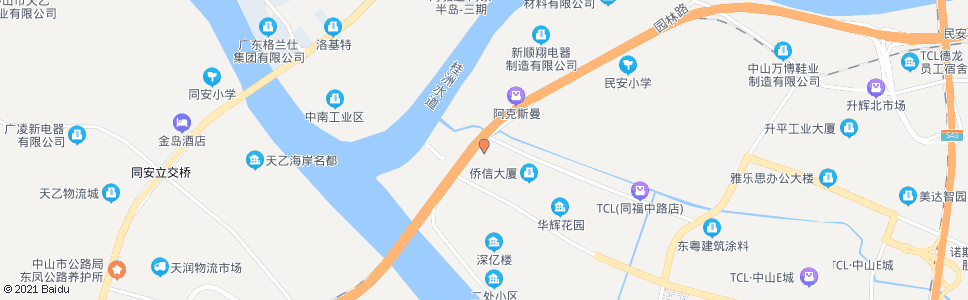 中山园林路(汲水)_公交站地图_中山公交_妙搜公交查询2024