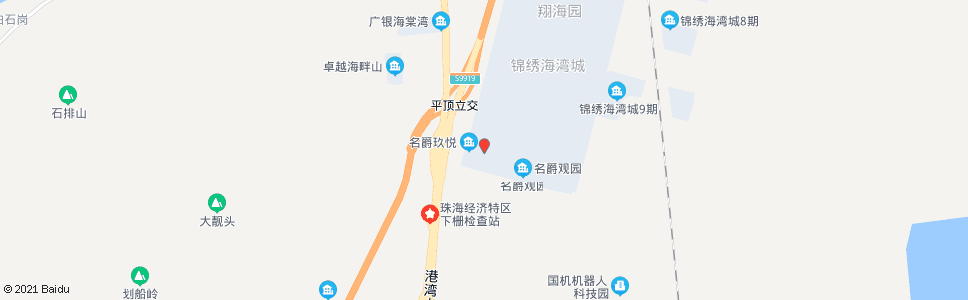 珠海翠亨医院_公交站地图_珠海公交_妙搜公交查询2024