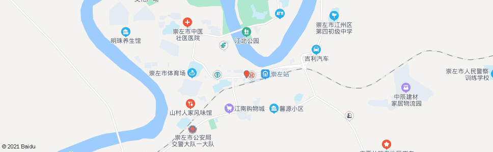 崇左新西洋超市(西)_公交站地图_崇左公交_妙搜公交查询2024