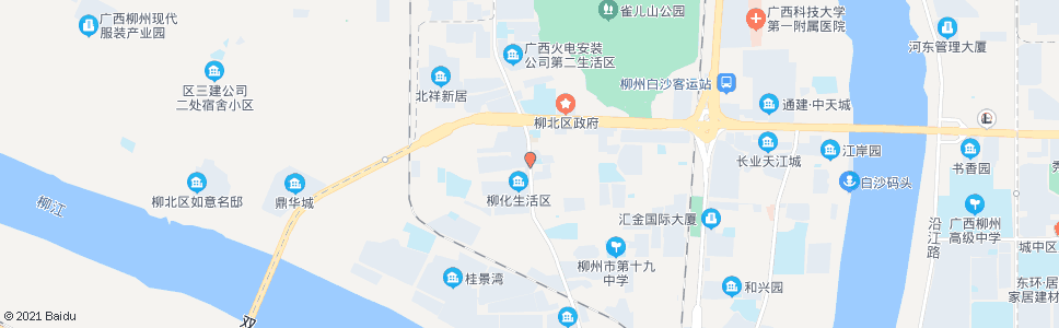 柳州区三建_公交站地图_柳州公交_妙搜公交查询2024
