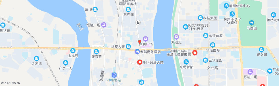 柳州三十五中学(保利大江郡)_公交站地图_柳州公交_妙搜公交查询2024