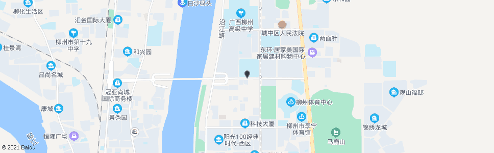 柳州景行小学南门_公交站地图_柳州公交_妙搜公交查询2024