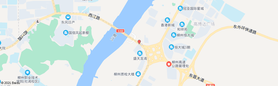 柳州静兰桥东_公交站地图_柳州公交_妙搜公交查询2024
