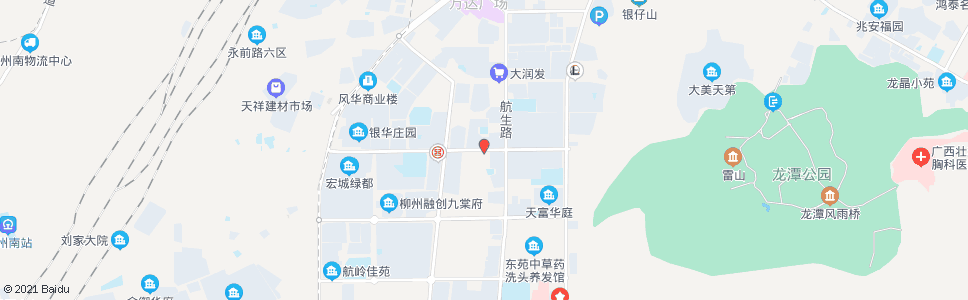 柳州航二路中_公交站地图_柳州公交_妙搜公交查询2024