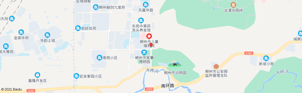 柳州柳州市动物园_公交站地图_柳州公交_妙搜公交查询2024
