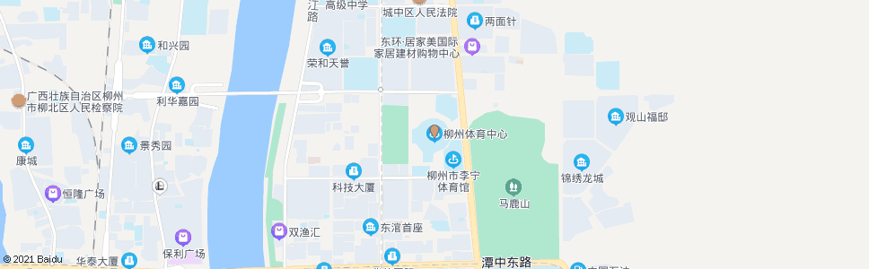 柳州体育路口_公交站地图_柳州公交_妙搜公交查询2024