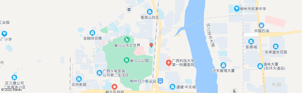 柳州三十九中学(柳钢医院住院部)_公交站地图_柳州公交_妙搜公交查询2024