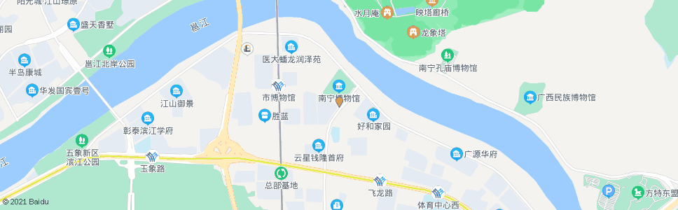 南宁南宁博物馆(博艺宋厢路口)_公交站地图_南宁公交_妙搜公交查询2024