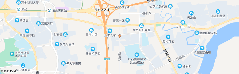 南宁仙葫农贸市场_公交站地图_南宁公交_妙搜公交查询2024