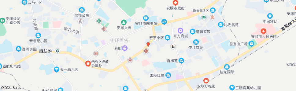 安顺凤凰山大酒店_公交站地图_安顺公交_妙搜公交查询2024