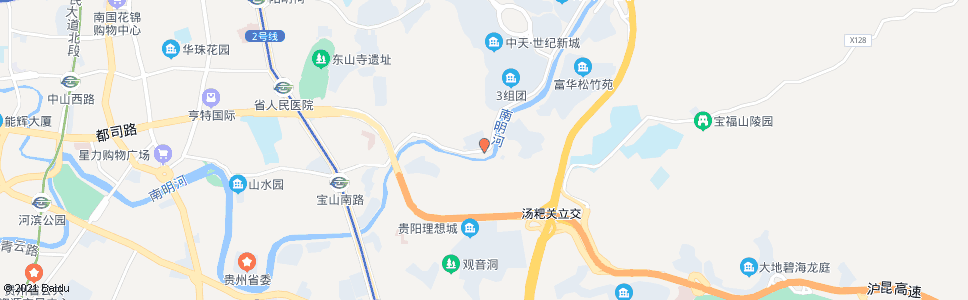 贵阳红岩路(北岸)_公交站地图_贵阳公交_妙搜公交查询2024