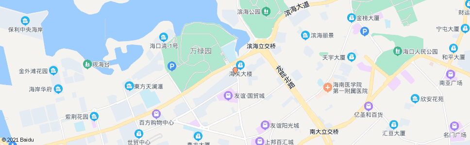 海口玉沙路口_公交站地图_海口公交_妙搜公交查询2024