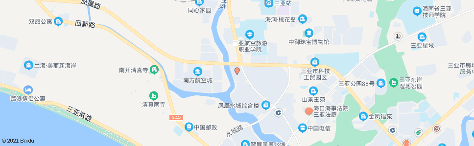 三亚华庭天下_公交站地图_三亚公交_妙搜公交查询2024