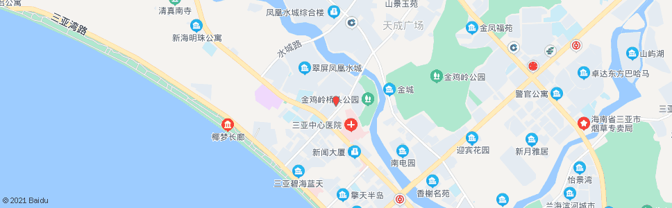 三亚青田水厂_公交站地图_三亚公交_妙搜公交查询2024