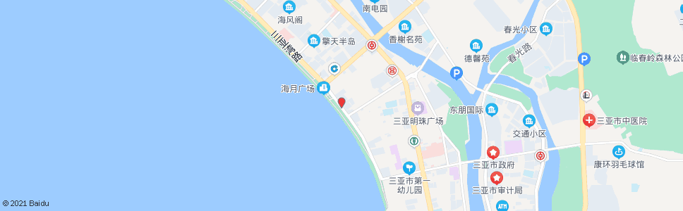 三亚吉祥街口_公交站地图_三亚公交_妙搜公交查询2024